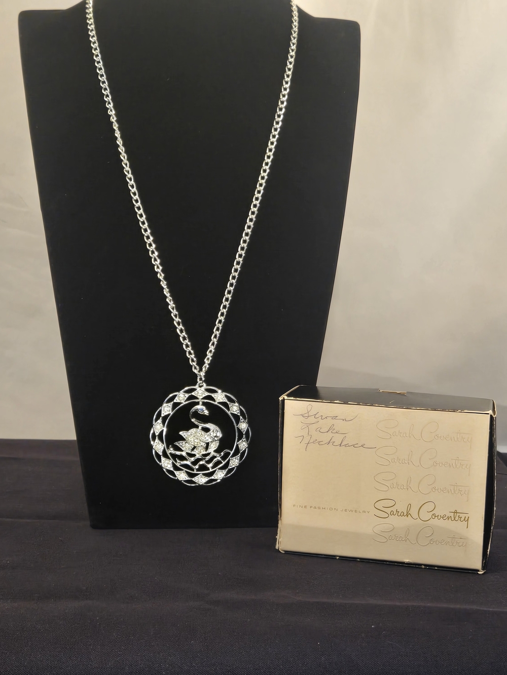 Vintage "Swan Lake" Necklace, Sarah Coventry 1970s